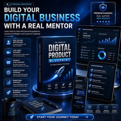 Digital Product Blueprint™ | VIP Personal Mentorship Program